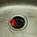 DANCO Disposal Genie Garbage Disposal Strainer | Kitchen Sink Drain Splash Guard | Food Scraper | Black (10450)