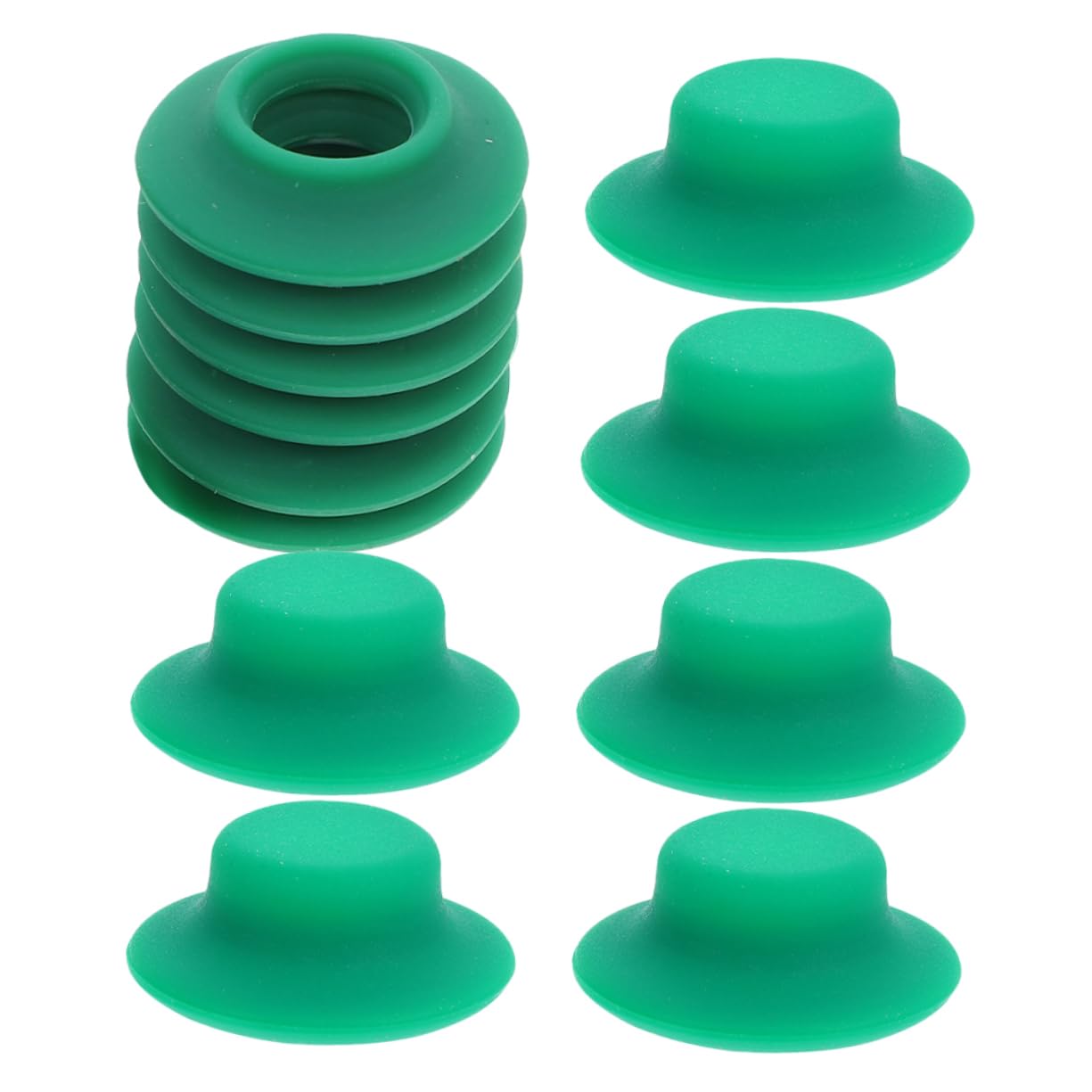 BESTYASH 12pcs Leak Silicone Bottle Seals for Beer Beverages Fresh-keeping Gasket Caps Compatible Various Bottle and Versatile for Home Use
