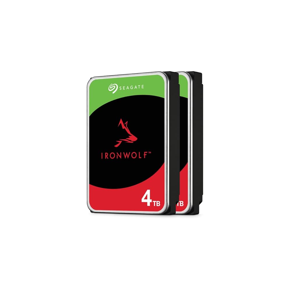 【新品】Seagate IronWolf 4TB HDD 2台セット SEAGATE 4TB hard disk Seagate IronWolf Pro - Factory
