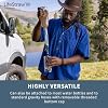 LifeStraw Peak Series Personal Water Filter for Hiking, Camping, Travel, and Emergency Preparedness, 1 Pack, Mountain Blue #4