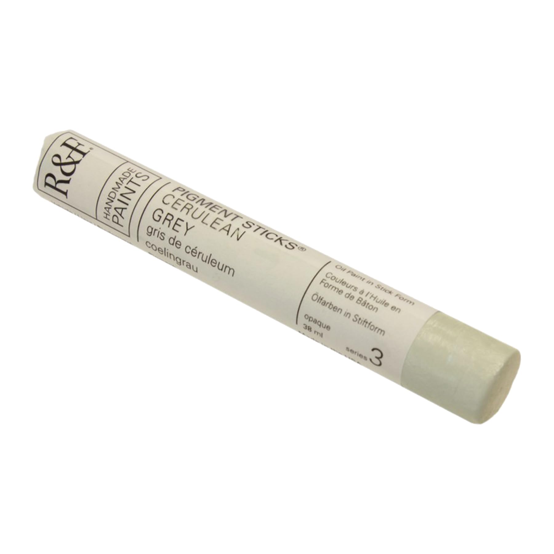 R & F : Pigment Stick (Oil Paint Bar) : 38ml : Cerulean Grey III (213F)