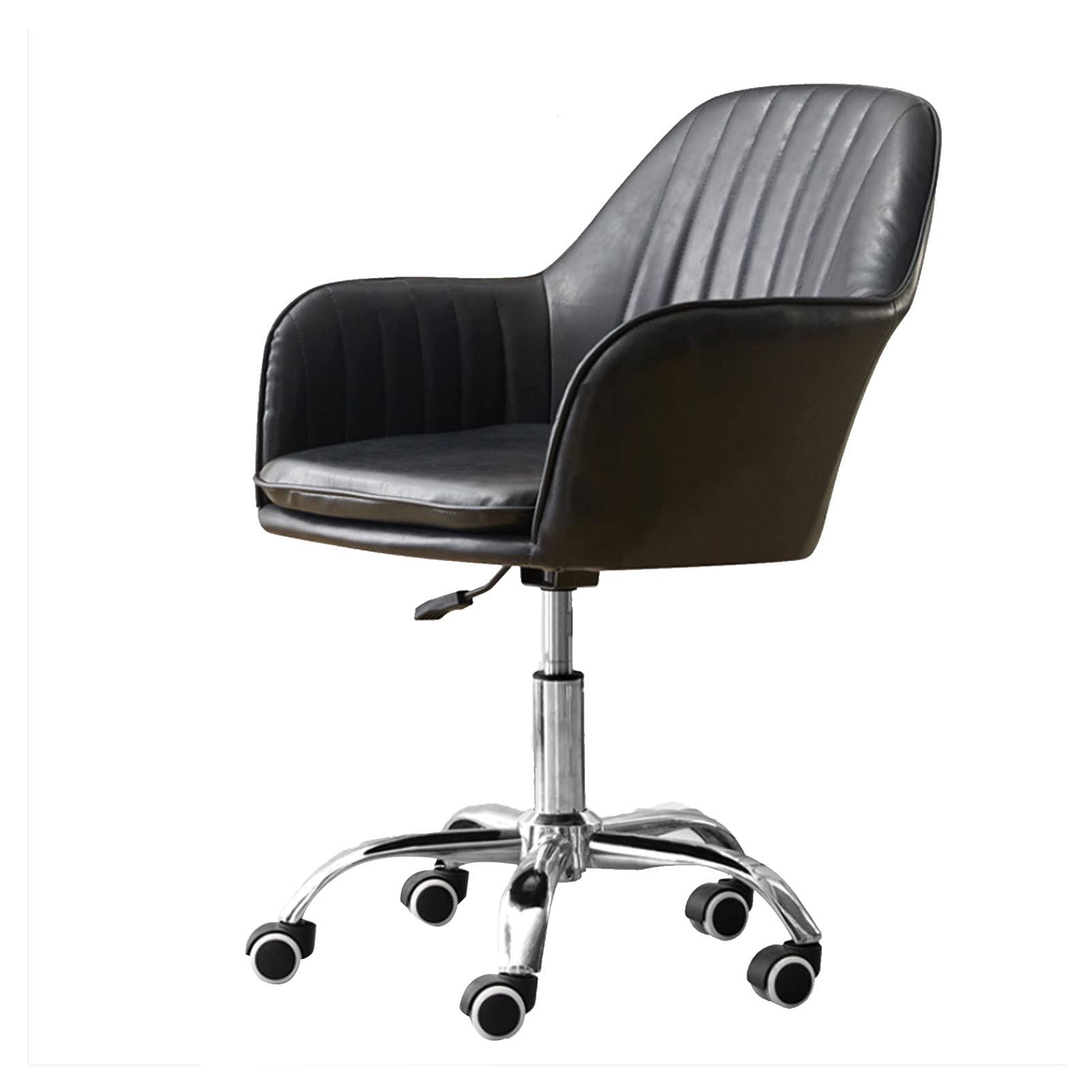 Chaise de travail pivotante avec accoudoirs et assise réglable en hauteur