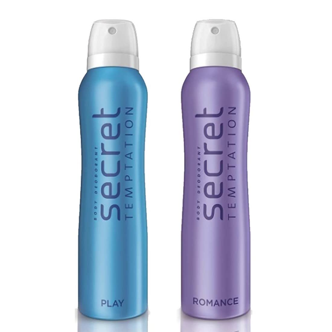 Secret Temptation Play and Romance Deodorant for women 150 ml each