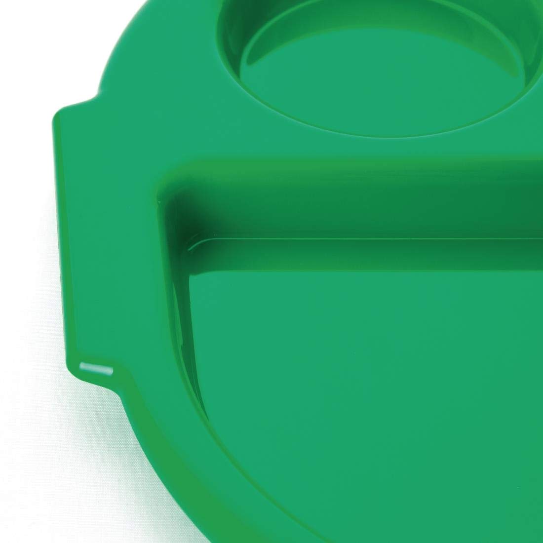 Kristallon dl128 Compartimento de Alimentos bandejas, Verde (Pack de 10)