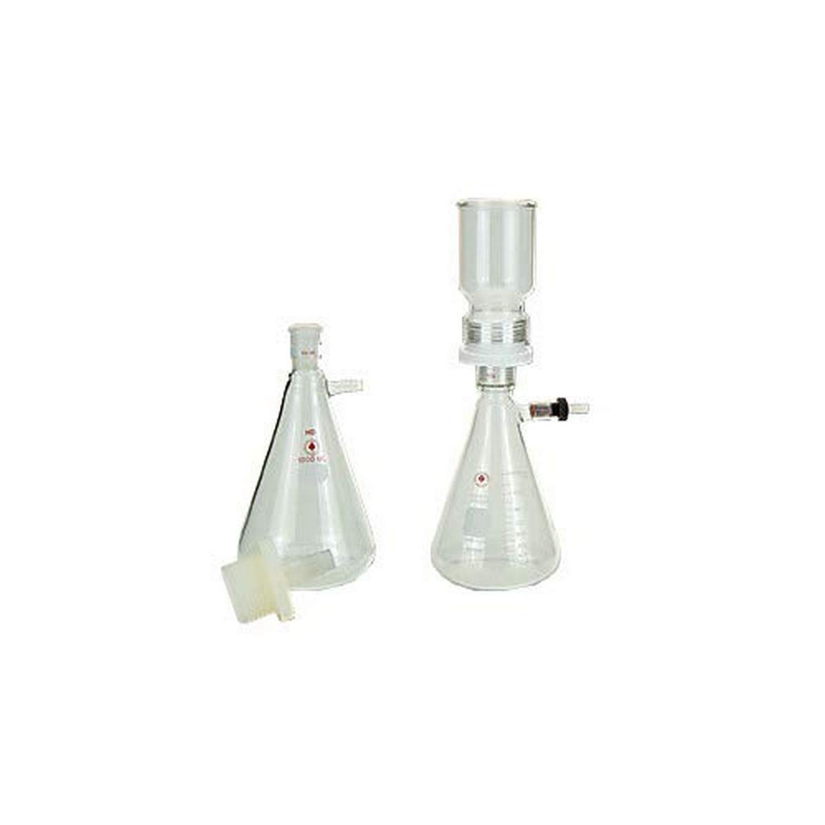 ACE GLASS 3702-10 Series Borosilicate Glass Filtration Apparatus, 47 mm Membrane Filter Diameter, Complete