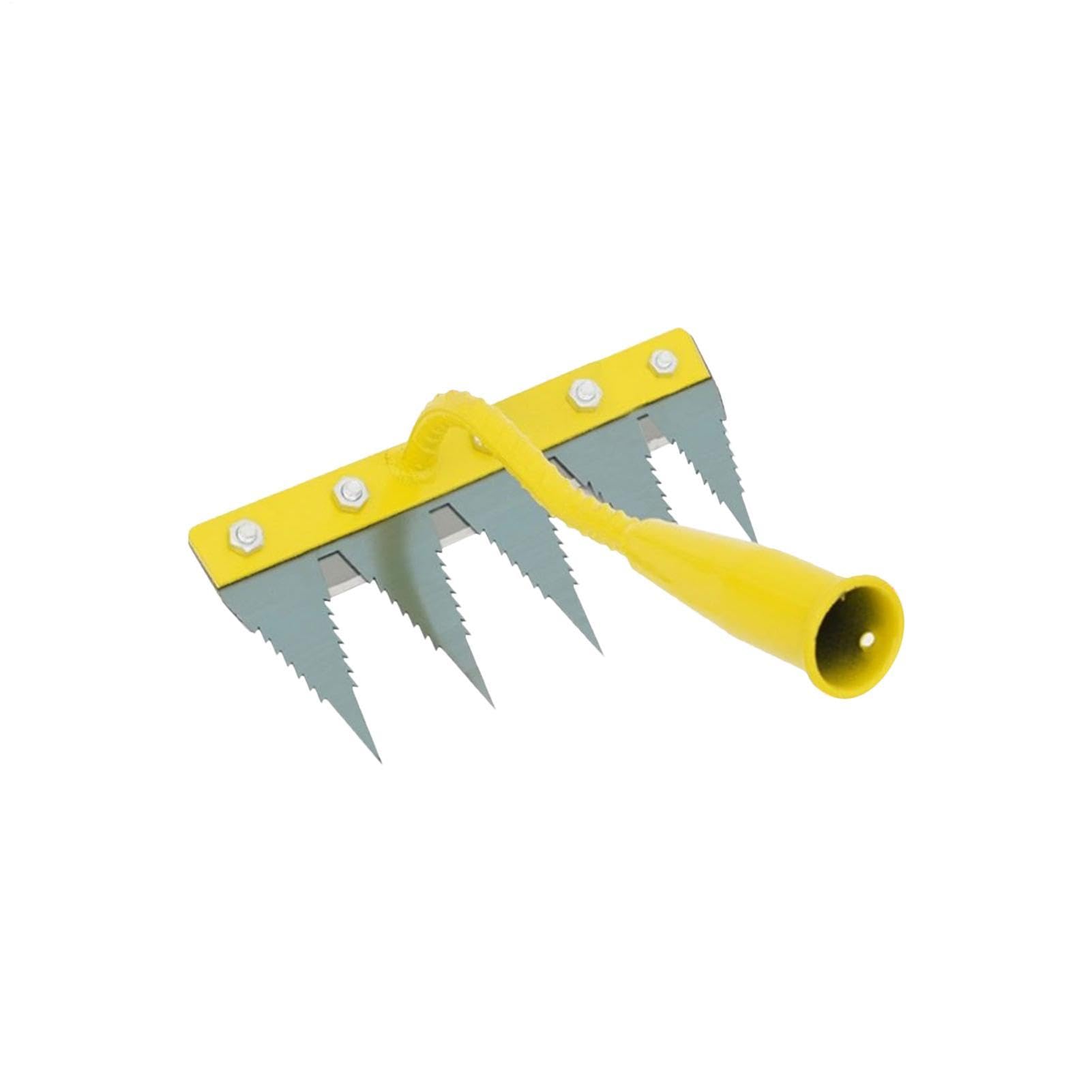 Generico Rastrello da Giardino Utensile Resistente da Dissodare Il Terreno | Attrezzo per estirpare l' per all'aperto: Giardino, Prato, Cortile, Aiuola, Serra, Vivaio, Frutteto, Fattoria
