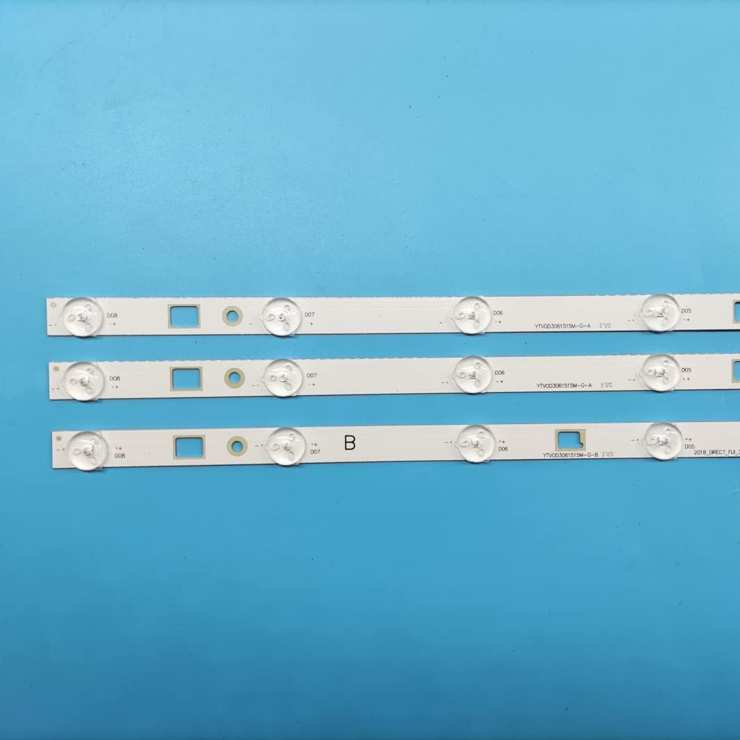 LED Backlight Strip 8 Lamp for Sony 32″ TV KDL-32RD303 KDL-32R305B KDL-32R303C KDL-32R303B 2018_DIRECT_FIJI_32V_B_8LEDS_REV1.2 (Emitting Color : 1 Set 3 Pieces)