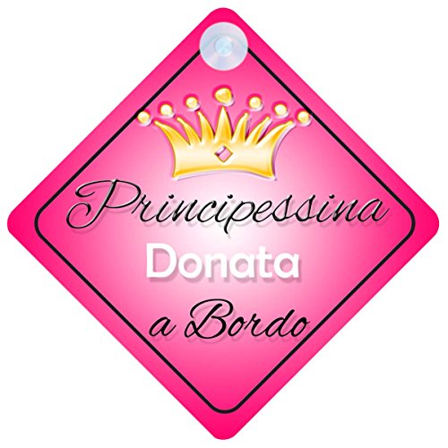 Principessina Donata (001) adesivo bimbo / bambina...