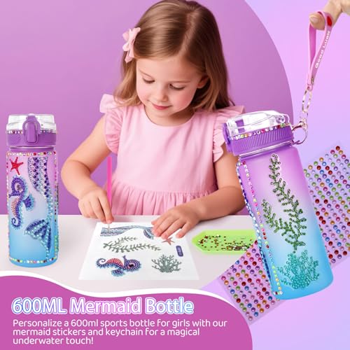 Image of Jenria Mermaid Gift for Girls Toys Age 6-8, Kindergarten Graduation Gifts for Girls, Birthday Gifts for Girls Age 3 4 5 6 7 8 9 10, Girl Toys, Birthday Gifts Set, for Daughter, Niece, Little Girl