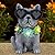 Pawatee Solar Garden Statues Dog with Succulent and LED Lights Birthday Gifts for Women Mom Grandma Solar Outdoor Decor for Patio Backyard Yard Lawn Decoration-Unique Housewarming Gifts