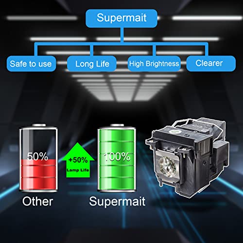 Supermait ELP-LP71/V13H010L71 a + Luce di