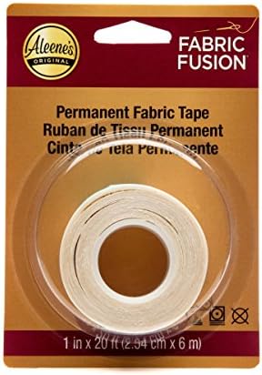 Aleene's Fabric Fusion Peel and Stick Tape, "1"" roll permanent fabric tape" (32139)
