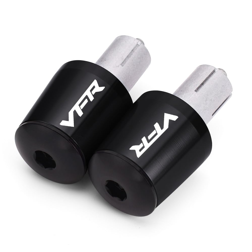 Puños de manillar CNC negros para motos Honda VFR 800F y VFR 1200