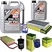 Produktbild QR-PARTS 69355356 Filter Set Inspektionspaket 6 Liter Motoröl Top Tec 4200 5W-30 MANN-FILTER Innenraumfilter Kraftstofffilter Luftfilter Ölfilter