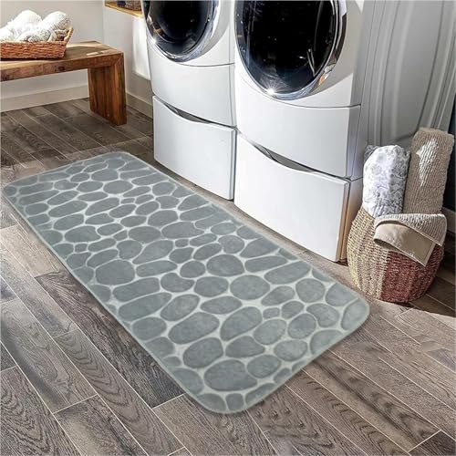 Tapis de bain absorbant lavable antidérapant doux pour douche