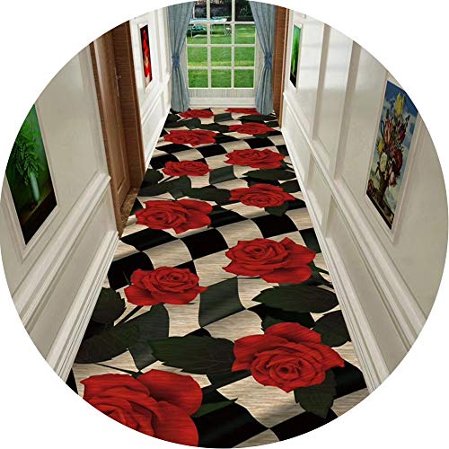 Alfombras de pasillo largo ZRUYI lavables para un suelo impecable y confortable 2