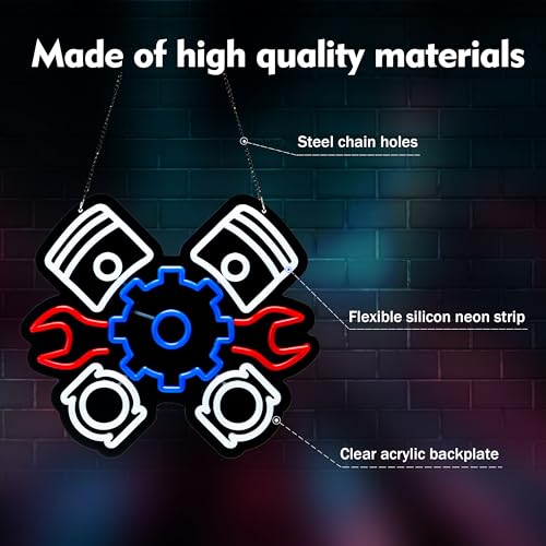 Image of Car Repair Neon Sign Night light for Bar Club Bedroom Hotel Pub Cafe Wedding Birthday Party Gifts