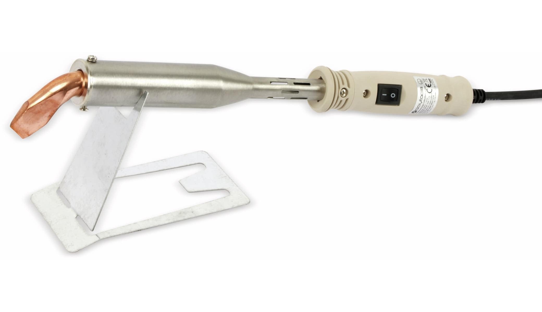 DAYTOOLS Hochleistungs-Lötkolben LK-300W - Robuster Profi-Lötkolben für Spenglerarbeiten, Modellbau, Gehäuselöten | 300W Leistung, 500°C Spitzentemperatur | Zuverlässige Kupfer-Lötspitze
