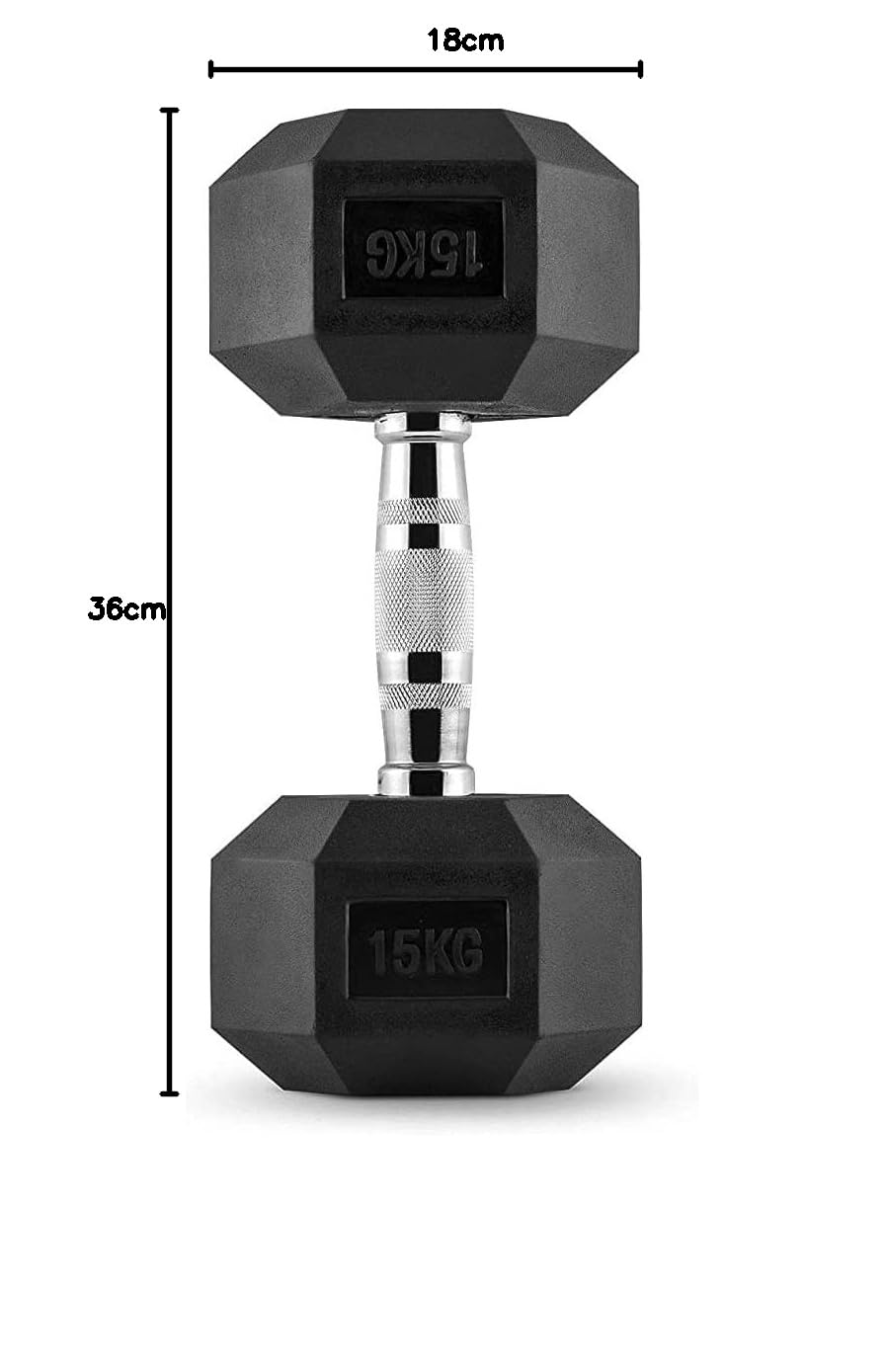 G5 HT SPORT Profesjonalna gumowana kierownica sześciokątna od 1 do 50 kg | ciężarowe siłownie lub siłownia domowa | Ergonomiczny uchwyt Antypoślizgowy | Sprzedawane indywidualnie (25 kg)