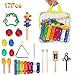 Produktbild Kinder Schlaginstrument Musikinstrumente Spielzeug Set Pädagogische Xylophone Spielzeug mit Aufbewahrungsbeutel