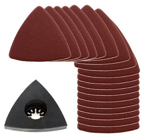 61pc Delta Sanding Set for Dewalt Wolf Stanley Worx Oscillating Multitools