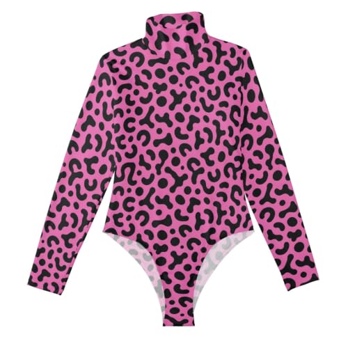 Eotard enterizo sexy para mujer GuoChe de cuello alto y tacto suave premium