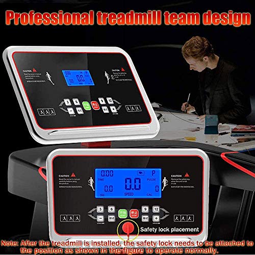 Caminadora eléctrica plegable con pantalla LCD miniatura 4