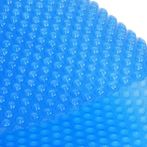 EliteEdge Solar Pool Cover 16x32 ft 14mil Rectangle Solar Blanket for Inground Pool and Above-Ground Swimming Pool Blue