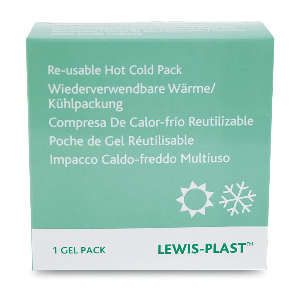 Buy Lewis Plast Premium Hot & Cold Reusable Gel Pack Compress Wrap with