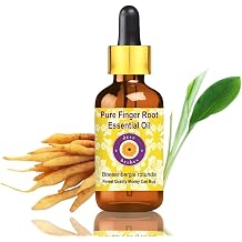 Deve Herbes Pure Finger Root Essential Oil Boesenbergia rotunda Steam Distilled with Glass Dropper 30ml 1 oz