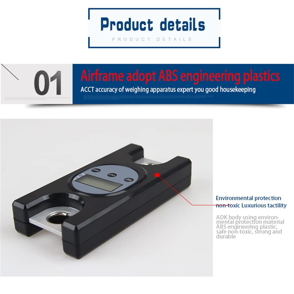 JFDBGU 300kg Electronic Luggage Scale Digital Weight Fishing Balance Pocket Hook Hanging Crane Scales