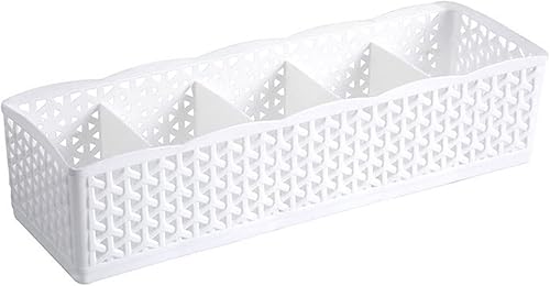 Organizadores de armario reforzados con 5 compartimentos para almacenamiento de ropa, armario, dormitorio, cocina