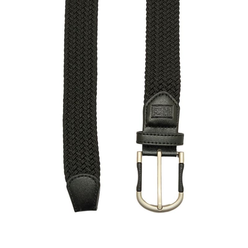 Image of The Tie Hub Unisex Stretchable Woven Fabric Belt | Adjustable, Hole-Free Design | Fits Up to 40 Inches Waist