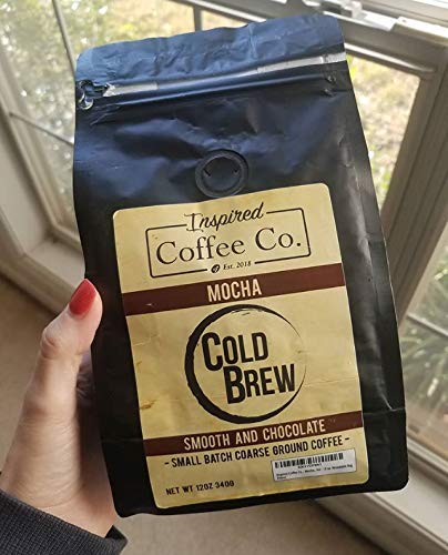 Mocha - Flavored Cold Brew Coffee Grounds - Inspired Coffee Co #TOP2