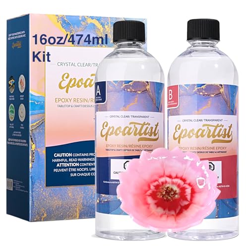 Epoartist AB Crystal Clear Epoxy Resin Kit cover