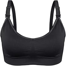 ana wiz Soutien-gorge d'allaitement doux et confortable | Bretelles réglables et clips faciles à ouvrir | Soutien-gorge d'allaitement sans fil et extensible