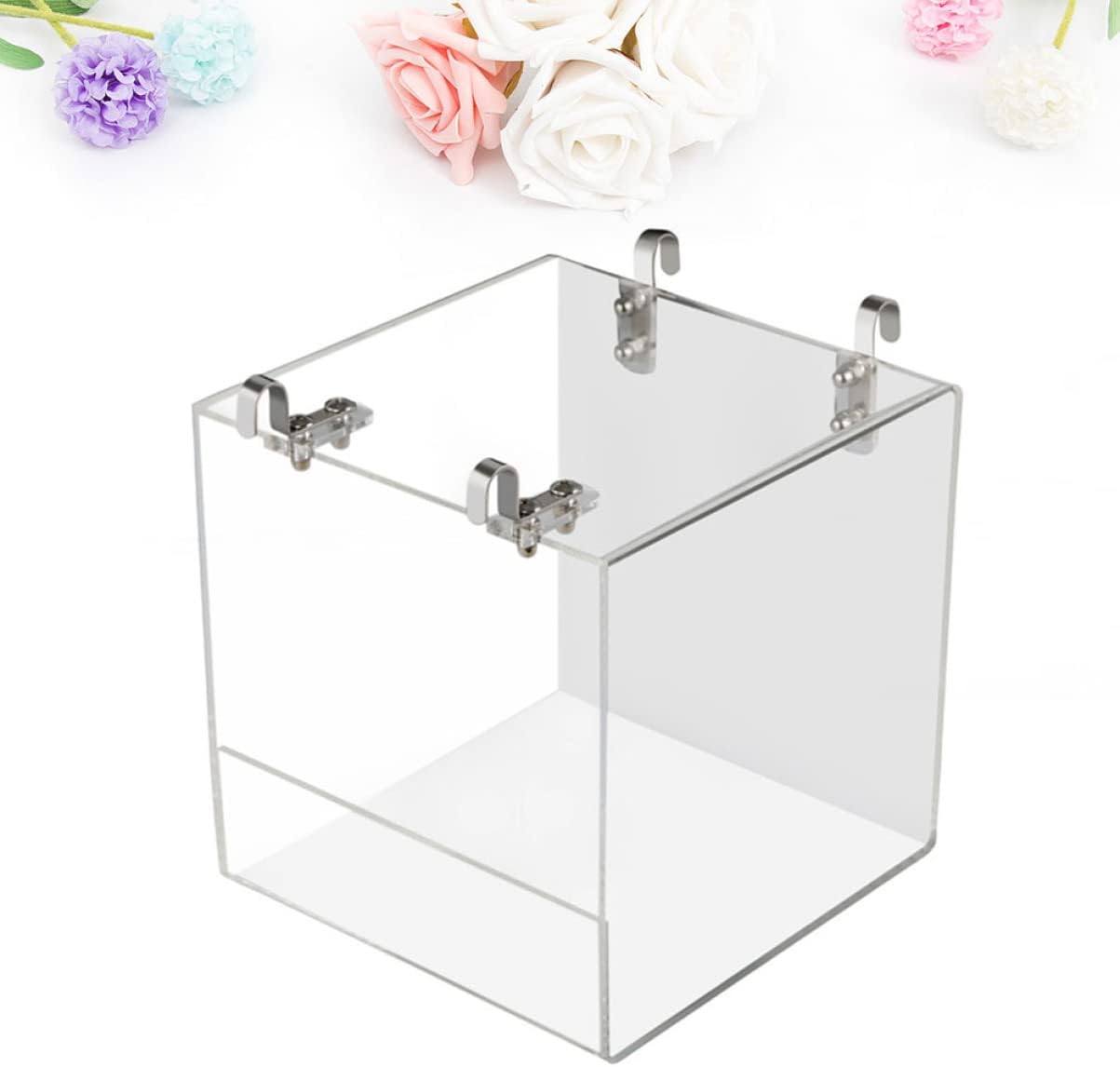 Parrot Bathing Tub Acrylic Bird Shower Basin Hanging Cleaning Tool Bird Bath Basin