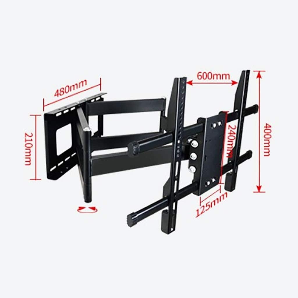 Floating TV Mount, Adjustable Wall Bracket, Space-Saving Solution for Home Entertainment Installation in Living Room, Tilt & Swivel Design for Optimal Viewing Experience