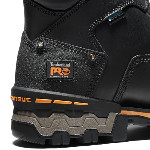 Timberland PRO Timberland PRO Men's Boondock 6 Inch Composite Safety Toe Waterproof Industrial Work Boot, Black-2024 New, 11