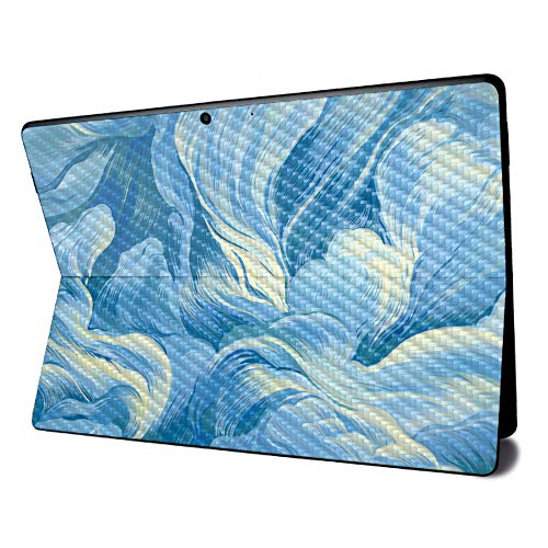 Image of MightySkins Carbon Fiber Skin for Microsoft Surface Pro X - Whimsical | Textured Carbon Fiber Finish | Easy to Apply, Remove, and Change Styles | Made in The USA