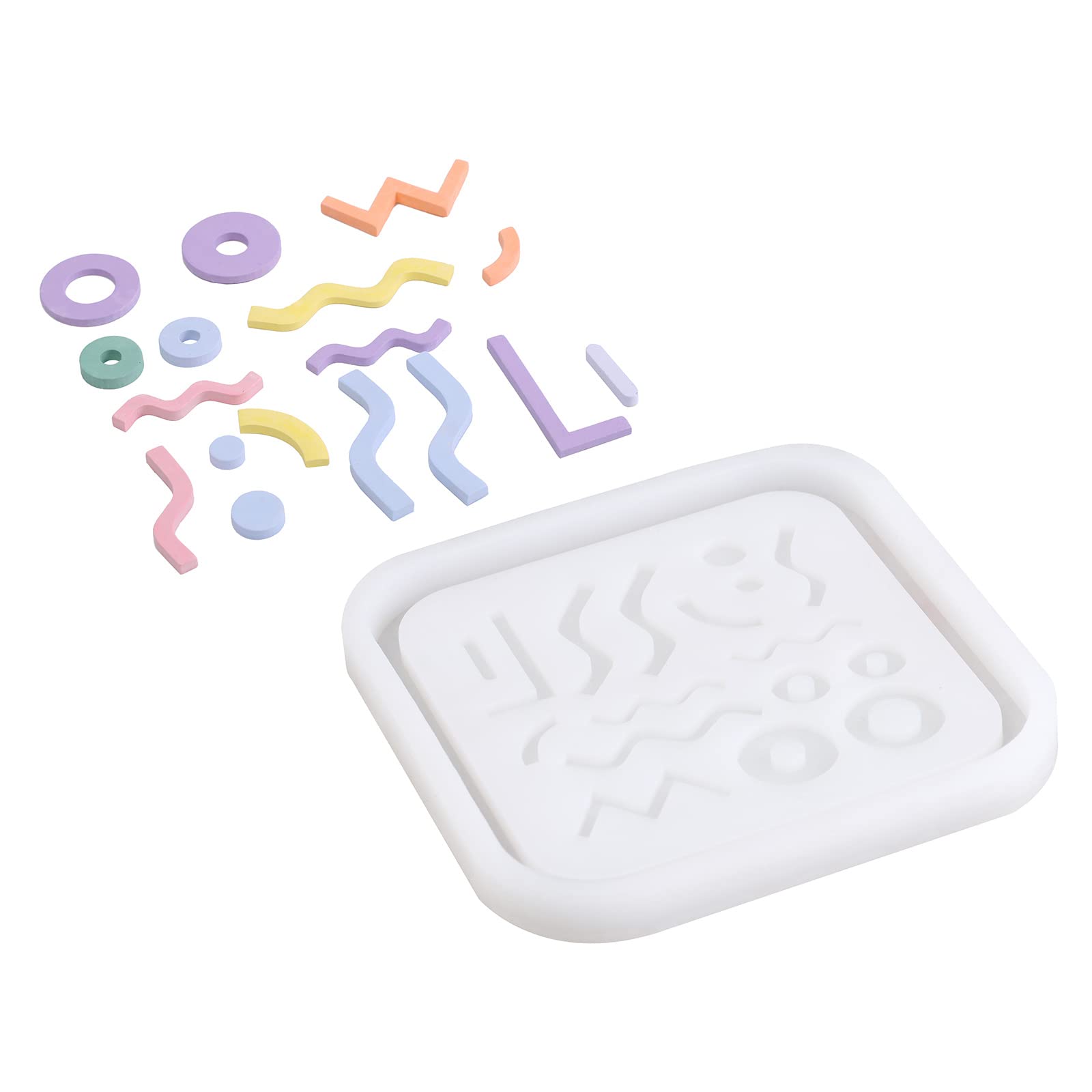 Moule en silicone Terrazzo géométrique pour la création durable en ciment