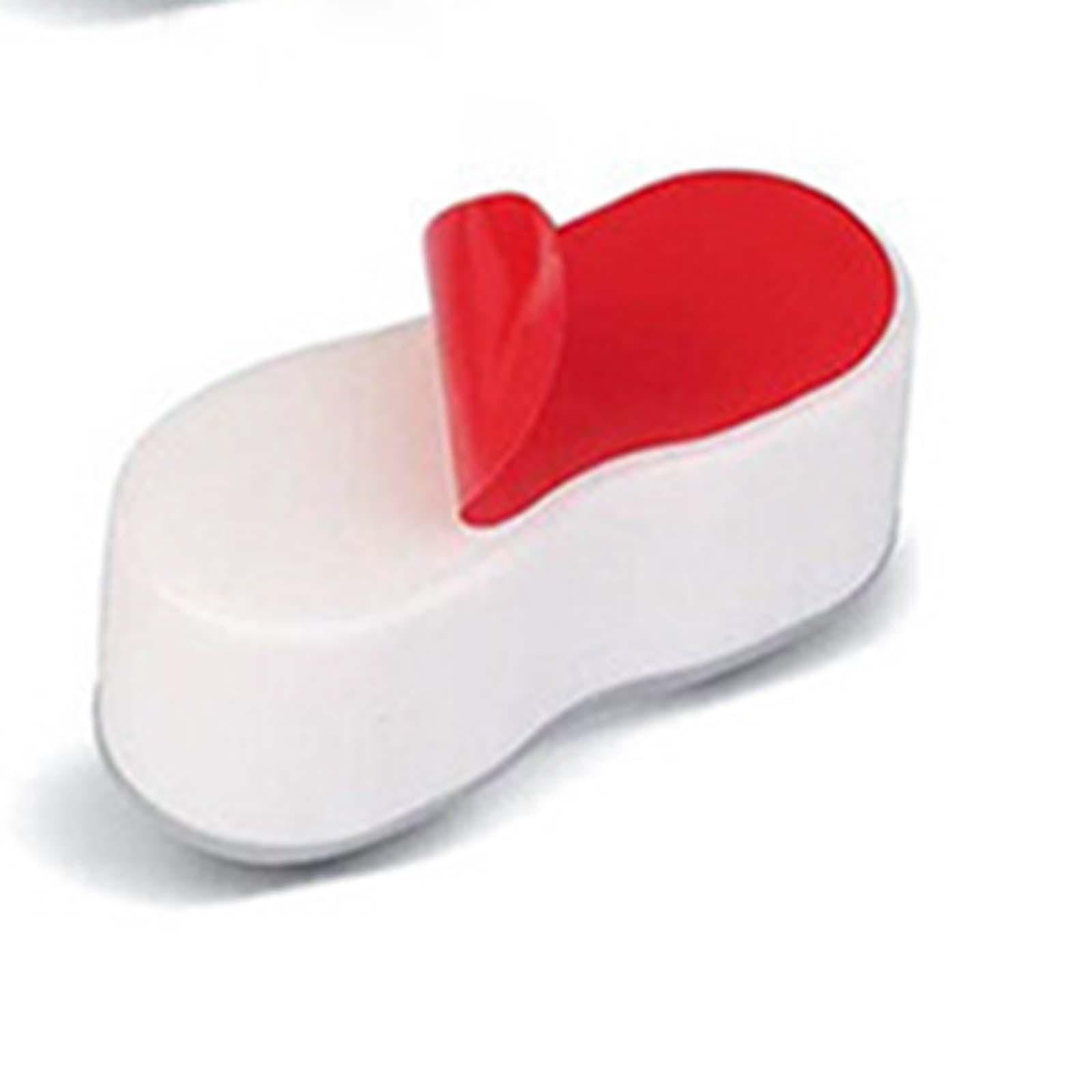 4x Toilet Seat Buffers Shock Absorber Toilet Cover Gasket for Home Bathroom Style A-image-46