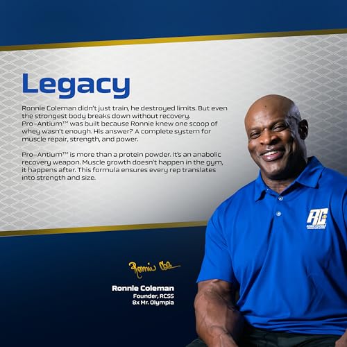Image of Ronnie Coleman Signature Series Pro-Antium Whey Protein, Double Chocolate (52 Servings, 2.27kg / 5lbs) | Supreme Multifaceted Protein Complex