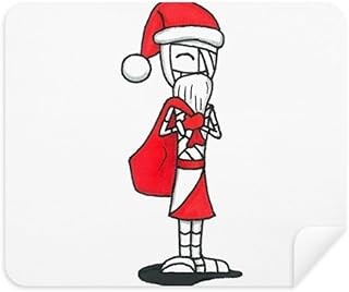 mas Santa Claus Horus Hat Bag Cleaning Cloth Screen Cleaner 2pcs Suede Fabric