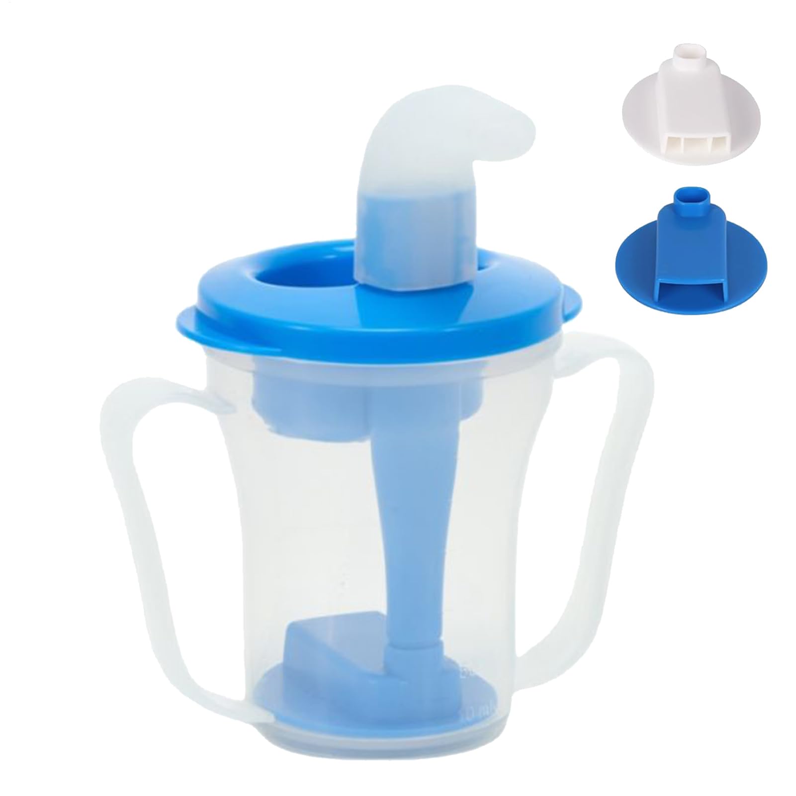 Vasos para disfagia para adultos, botella de agua con pajita para pacientes, alimentador líquido a prueba de asfixia y derrames, para hospital, hogar, cama, viajes, ancianos