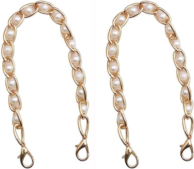 Chaînes de sac en perles d'imitation au design mini chic et romantique