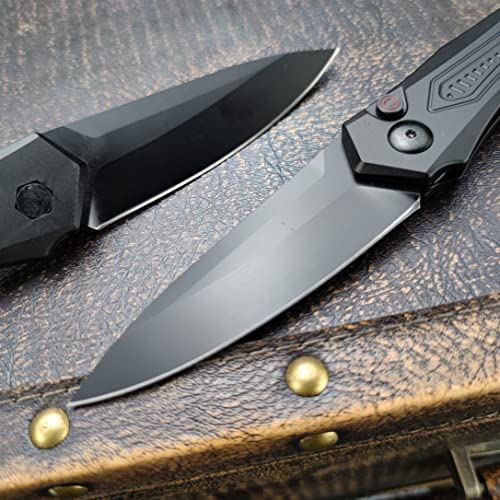 Generic 729162823899 Pocket Knife Push Button Lock Folding Knife thumb #4