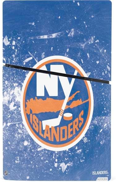 Skinit Decal Gaming Skin Compatible with PS5 Slim Digital Edition Console - Officially Licensed NHL New York Islanders Frozen Design