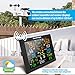 Sainlogic WiFi Weather Station with 10.2 inch Large Display Wireless Weather Station, Indoor Outdoor Remote Monitoring System, Rain Gauge and Weather Forecast, Temperature Wind Gauge, Wunderground