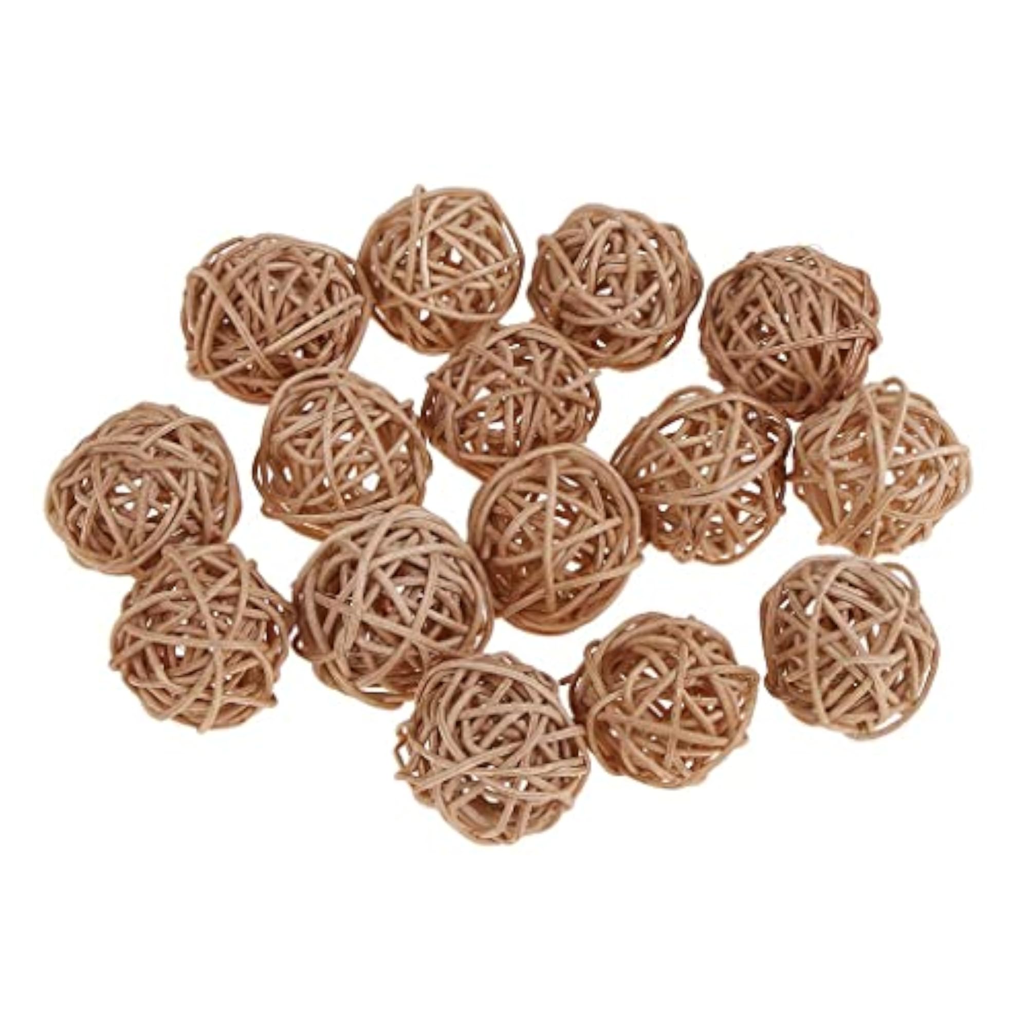 15 Pieces Multicolor Wicker Rattan Ball Wedding Decor
